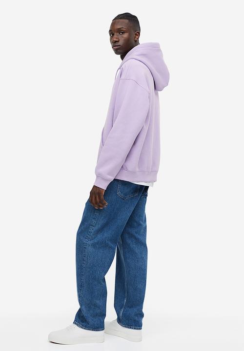H&M - Loose fit hoodie - purple