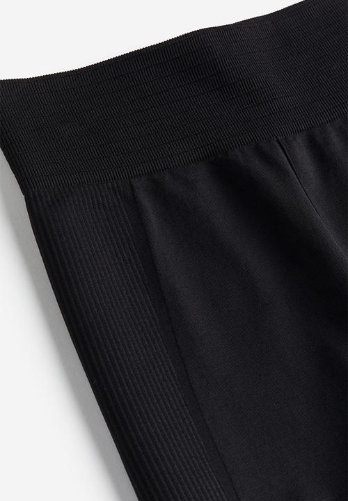H&M - Drymove™ seamless shaping sports tights - black