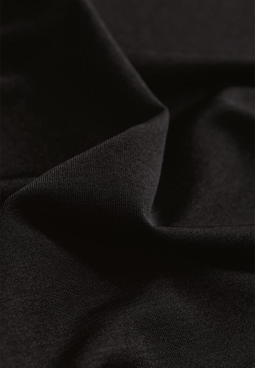 H&M - Draped jersey dress - black