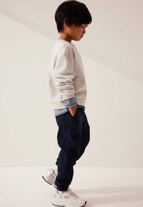 H&M - Twill joggers - blue