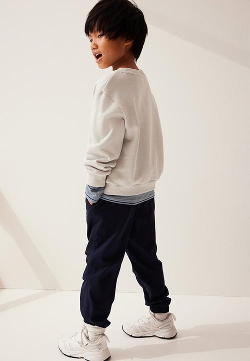 H&M - Twill joggers - blue