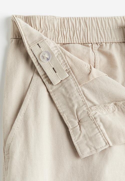 H&M - Wide cargo trousers - beige