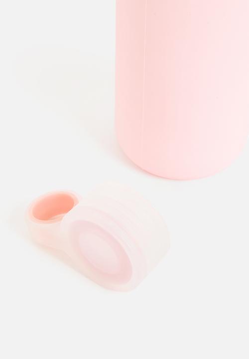 Excellent Houseware - Hydrate glass water bottle - pink