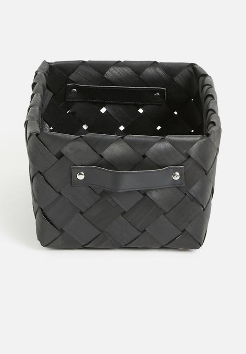 Storage Solutions - Nested storage basket set of 3 - black