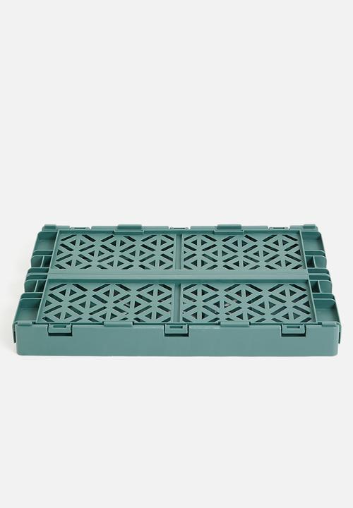 Storage Solutions - Foldable storage crate - green