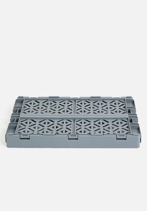Storage Solutions - Foldable storage crate - grey