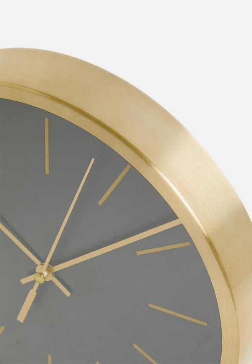 H&S - Glow clock - black