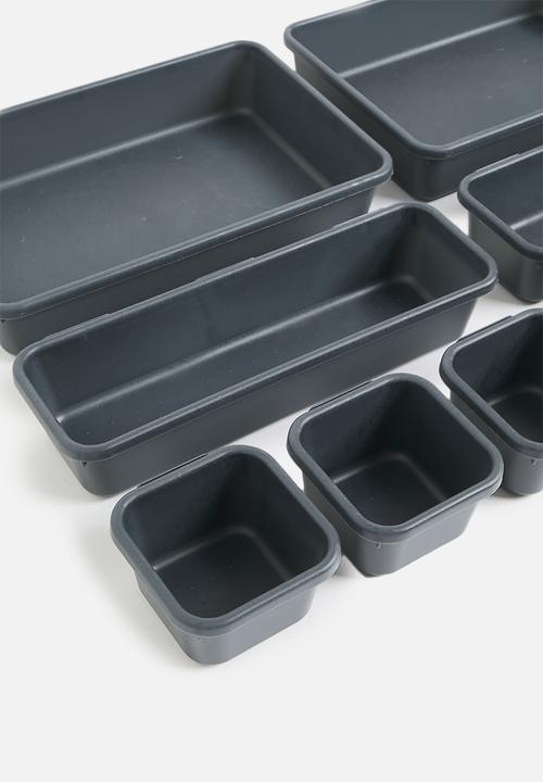 Storage Solutions - Tray storage boxes - blue