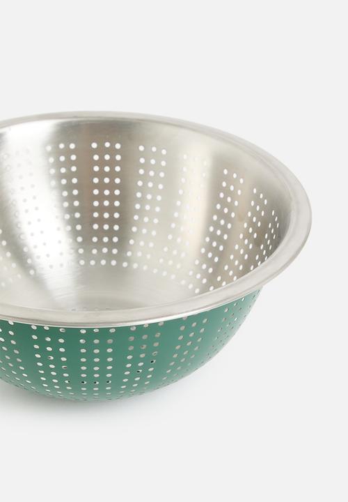 Excellent Houseware - Vevo stainless steel colande- Green
