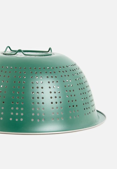 Excellent Houseware - Vevo stainless steel colande- Green