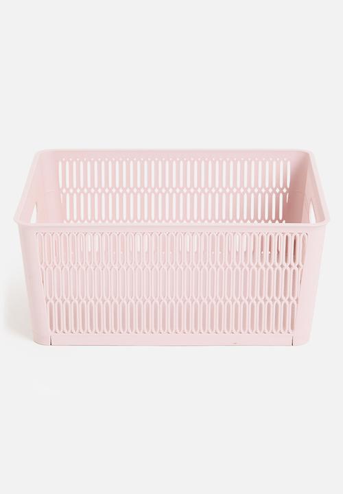Storage Solutions - Meshy storage basket set of 2 - pink