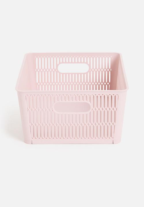 Storage Solutions - Meshy storage basket set of 2 - pink