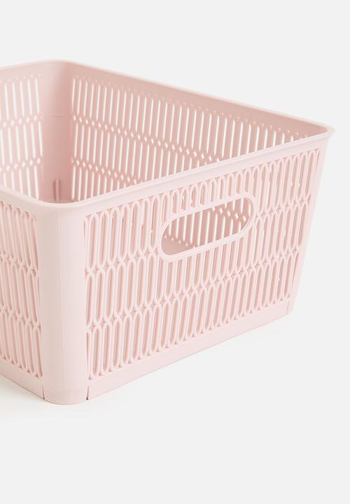 Storage Solutions - Meshy storage basket set of 2 - pink
