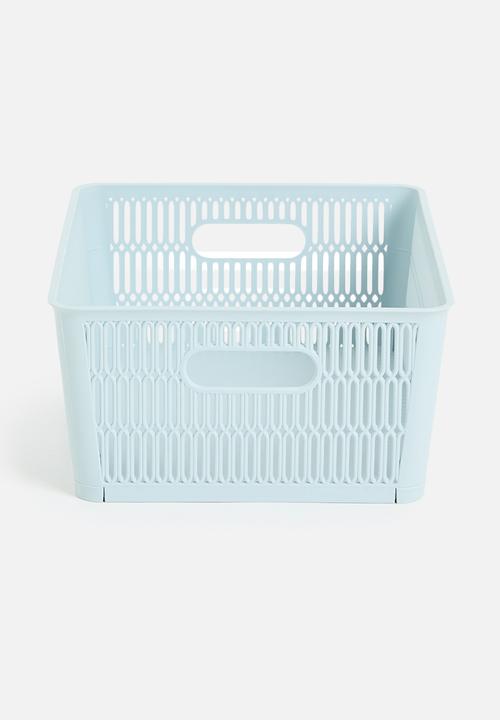 Storage Solutions - Meshy storage basket set of 2 - blue