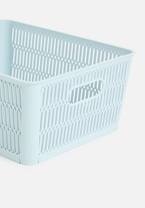 Storage Solutions - Meshy storage basket set of 2 - blue