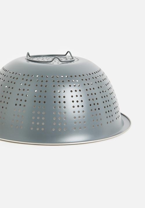 Excellent Houseware - Vevo stainless steel colande- Grey