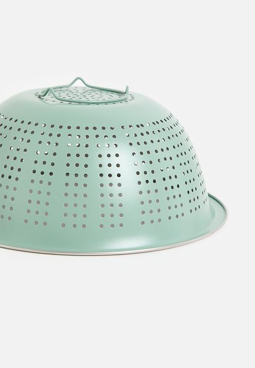 Excellent Houseware - Vevo stainless steel colande - Sage