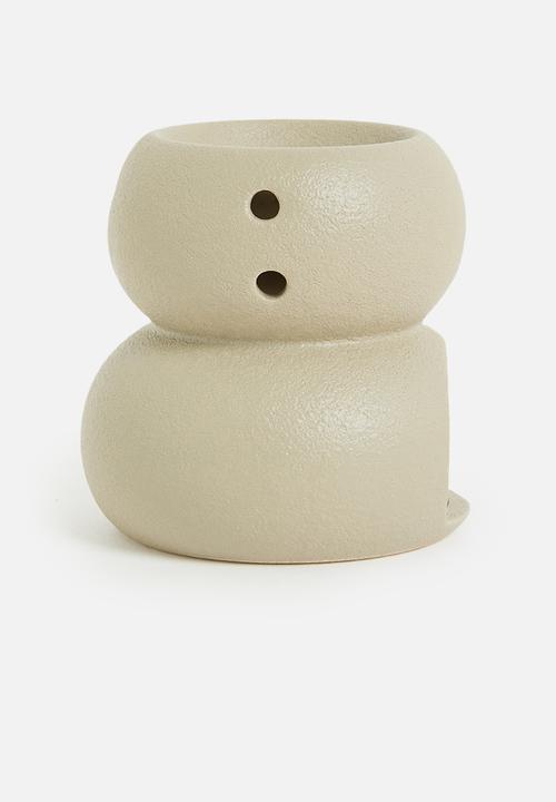 H&S - Pebble oil burner - taupe