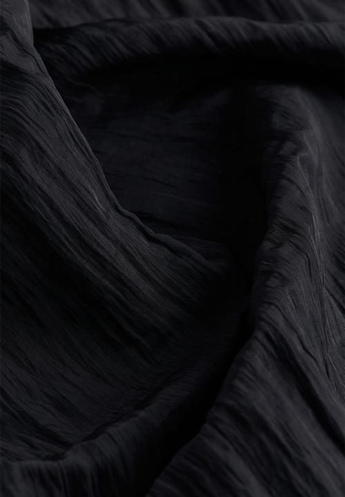 H&M - Crinkled dress - black