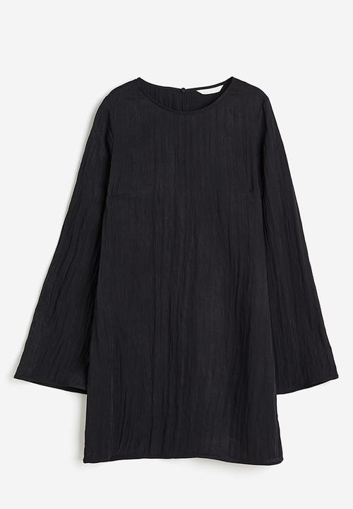 H&M - Crinkled dress - black