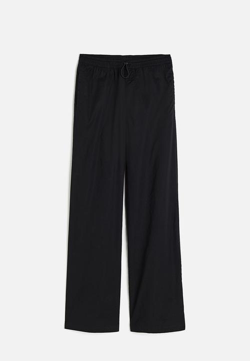 H&M - Poplin pull-on trousers - black