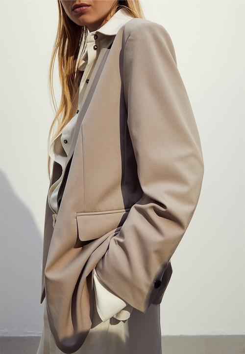 H&M - Single-breasted jacket - beige