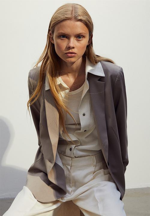 H&M - Single-breasted jacket - beige