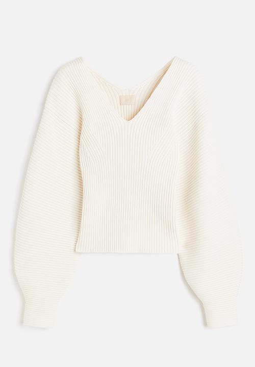 H&M - Rib-knit jumper - cream
