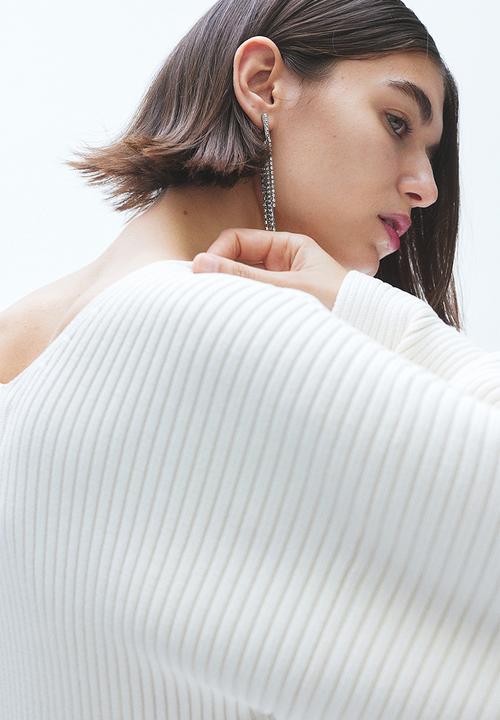 H&M - Rib-knit jumper - cream