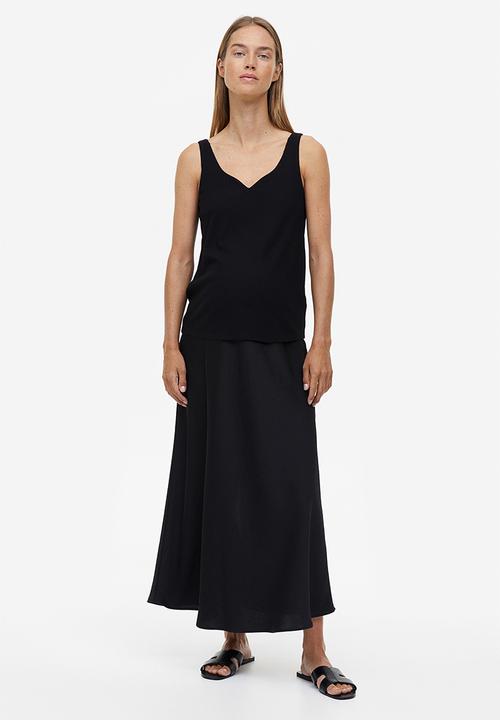 H&M - Mama ribbed vest top - black