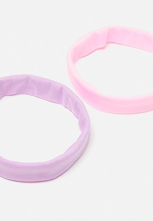 Superbalist - Ruby headband 2 pack - pink/purple