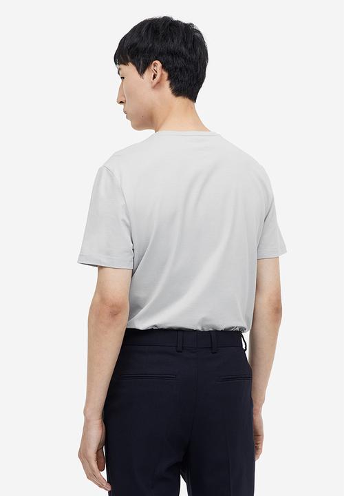 H&M - Slim fit t-shirt - grey