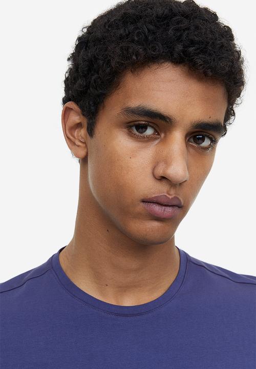 H&M - Slim fit t-shirt - blue