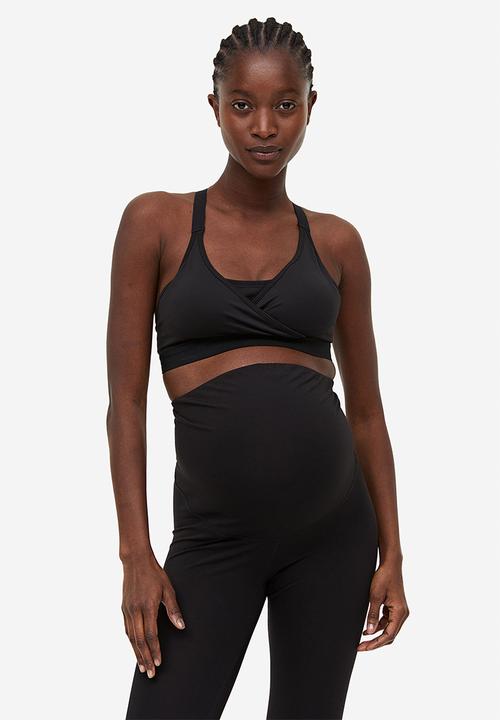 H&M - Mama sports tights - black