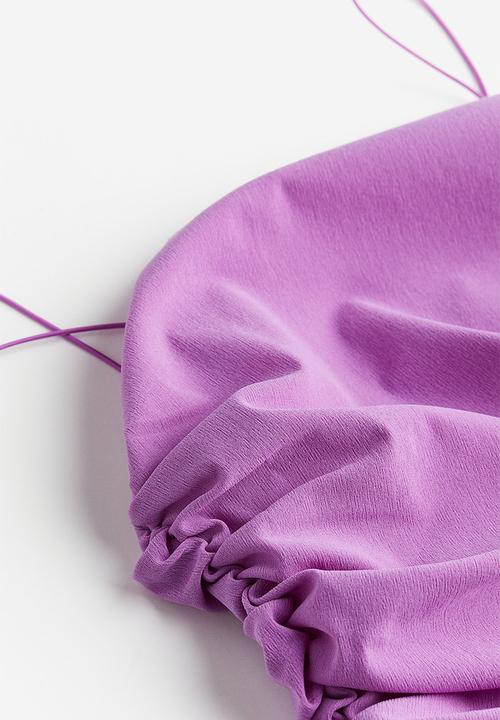 H&M - Draped bodycon dress - purple