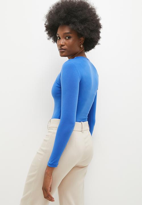 Superbalist - V-neck bodysuit - blue