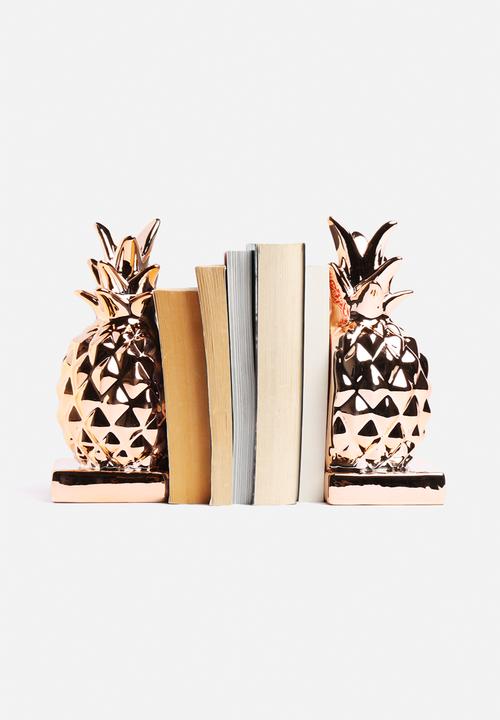 Eleven Past - Pineapple Bookend Set of 2
