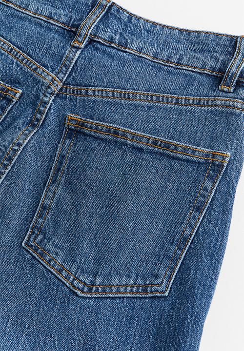 H&M - Wide high jeans - blue