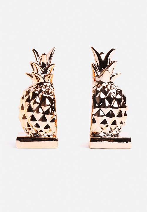 Eleven Past - Pineapple Bookend Set of 2
