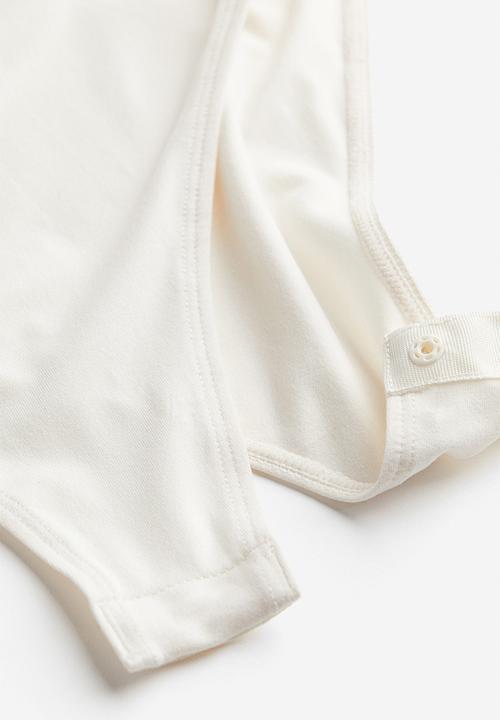 H&M - V-neck bodysuit - white