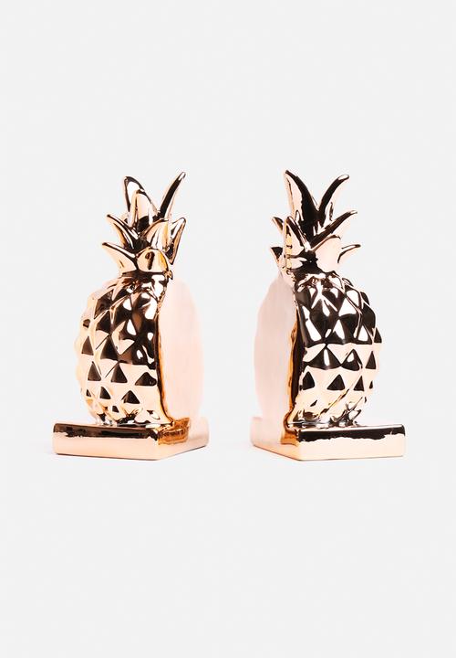 Eleven Past - Pineapple Bookend Set of 2