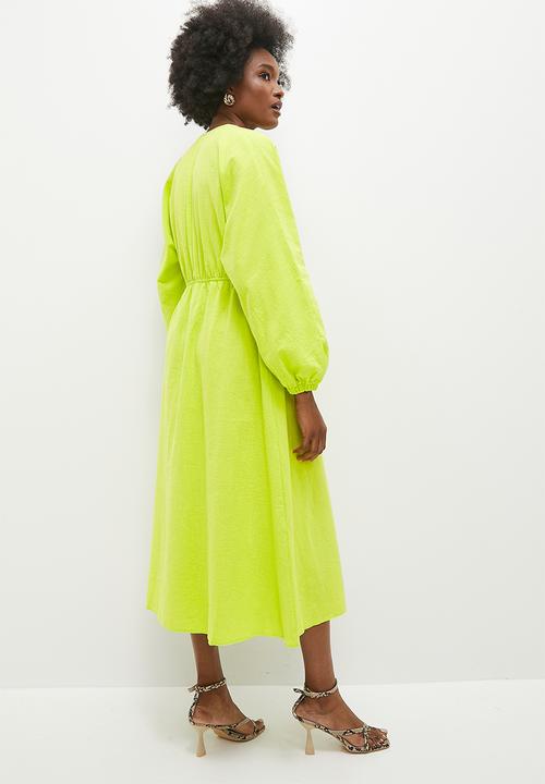 Superbalist - Empire midi dress - lime green