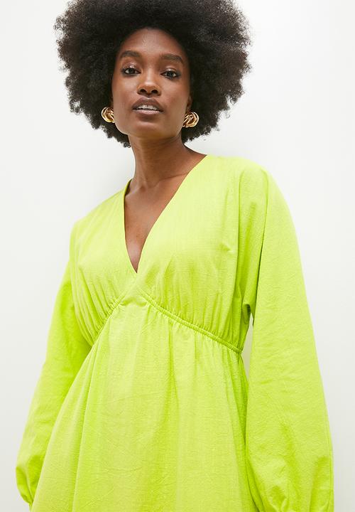 Superbalist - Empire midi dress - lime green