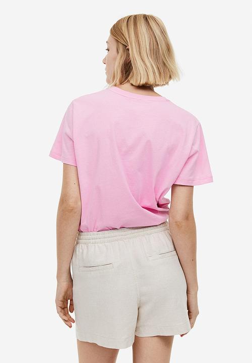 H&M - Cotton t-shirt - pink