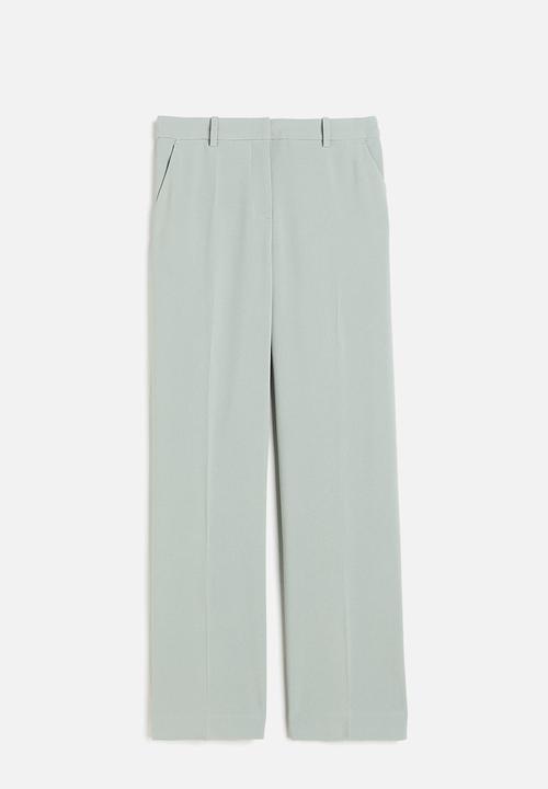 H&M - Straight trousers - green