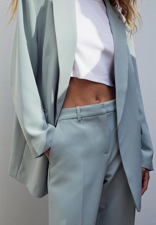H&M - Straight trousers - green