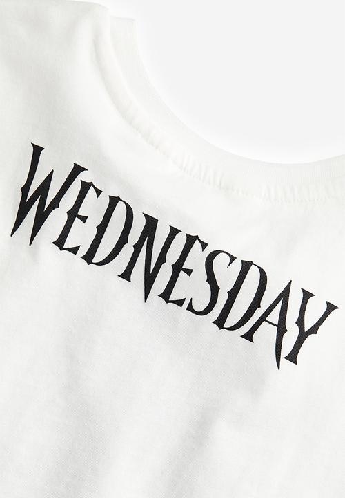 H&M - Oversized printed T-shirt - white