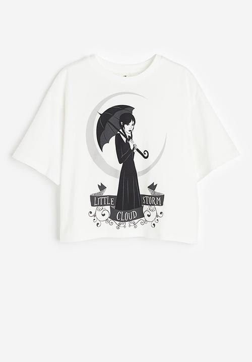 H&M - Oversized printed T-shirt - white