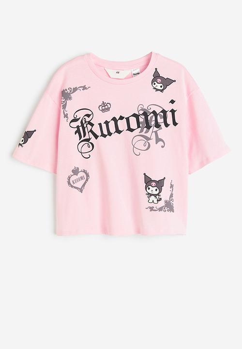 H&M - Oversized printed T-shirt - pink