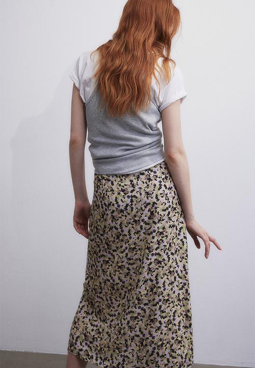 H&M - Crêpe skirt - green